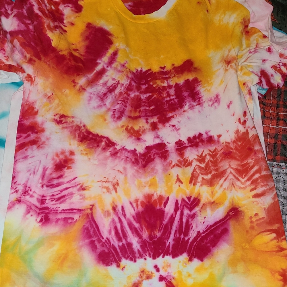 Homemade tye dye shirts